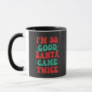 Search for funny christmas santa mugs Merry