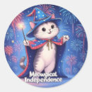 Search for funny wizard stickers Cat