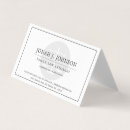 Search for one sided business cards Black and white