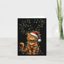 Search for tabby cat christmas cards Santa