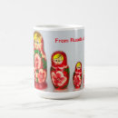 Search for matryoshka mugs Russian nesting doll