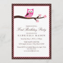 Search for brown owl invitations Heart