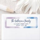 Search for purple bat mitzvah return address labels Trendy