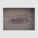 Search for vintage car tissue paper Black