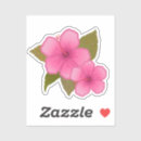 Search for pink hibiscus flower stickers Summer