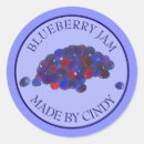 Search for blueberry jam stickers Homemade