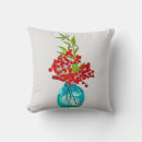Search for red berries cushions Red and white