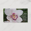Search for orchids business cards Flower