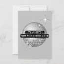 Search for disco ball thank you cards Seventies