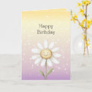 Search for yellow daisy birthday cards Flower