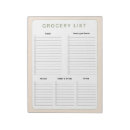 Search for shopping list notepads Meal planning