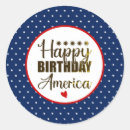 Search for happy 4th birthday stickers Patriotic