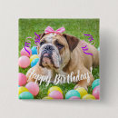 Search for dog lover square badges Cute
