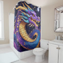 Search for dragon shower curtains Mythical