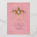 Search for peacock quinceanera invitations Gold