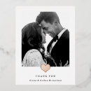 Search for thank you wedding invitations Black and white