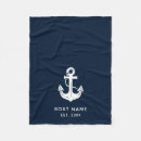Search for nautical blankets Boat owner