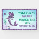 Search for mermaid banners Purple