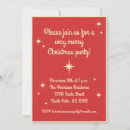 Search for mid century modern christmas invitations Xmas