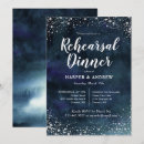 Search for silver rehearsal dinner invitations Elegant