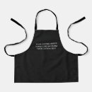 Search for kids design aprons Blank