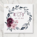 Search for burgundy favour tags Rustic