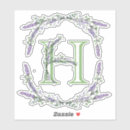 Search for monogram letter h stickers Botanical