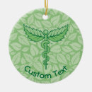 Search for mint christmas tree decorations Green