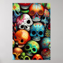 Search for colourful skull posters Cute