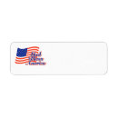 Search for god return address labels God bless america