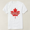 Search for elbow tshirts Maple leaf