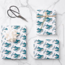 Search for blue whale wrapping paper Pattern