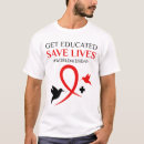 Search for world aids day tshirts Red