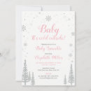 Search for winter baby sprinkle invitations Snowflakes