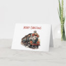 Search for steam train christmas cards Railroad