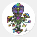 Search for psychedelic mushrooms stickers Colourful