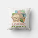 Search for cute sloth cushions Tropical