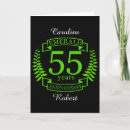 Search for 55 year anniversary invitations Emerald