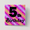 Search for 5th birthday badges Pink