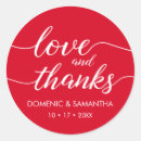 Search for valentines wedding stickers Red