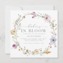 Search for floral twins baby shower invitations Botanical