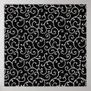 Search for black and white swirl pattern posters Abstract