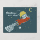 Search for rocketship postcards Space