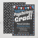 Search for red and blue graduation invitations Graduate