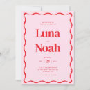 Search for bright red invitations Contemporary