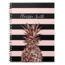 Search for rose gold stripes notebooks Modern