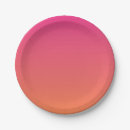 Search for hot pink and orange plates Colourful