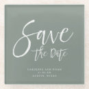 Search for save wedding coasters Typography