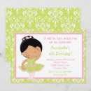 Search for green damask invitations Girl