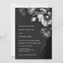 Search for silver and black wedding invitations Flowers